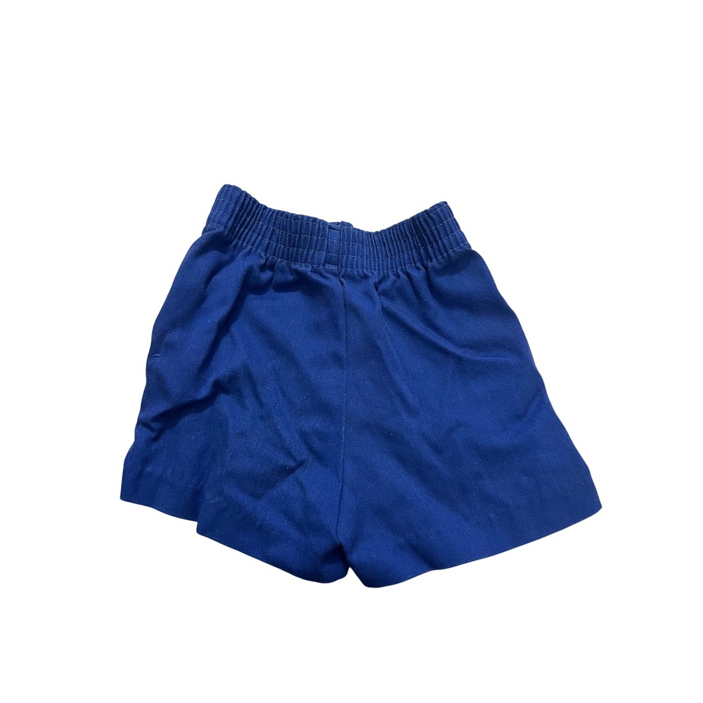 Vintage Royal Heir Kids Royal Blue Shorts Elastic Waist Made in USA Size 3 2T*